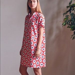 Dusen Dusen oversize tee dress floral tile size XS